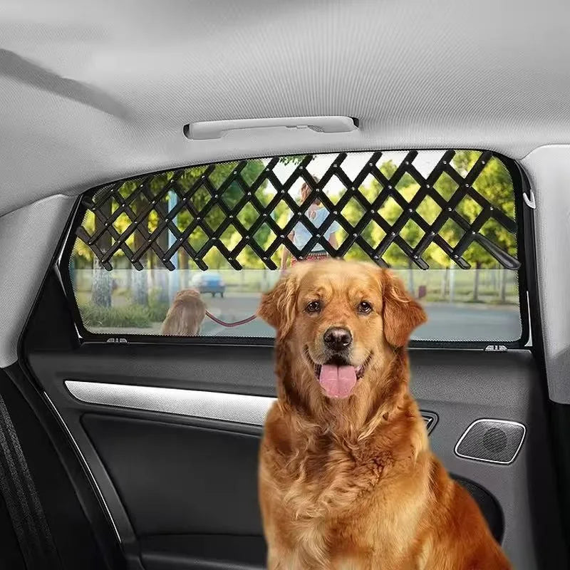 Dog Car Window Vent Guard – Pet Safety Grill for Cars, Trucks & SUVs
