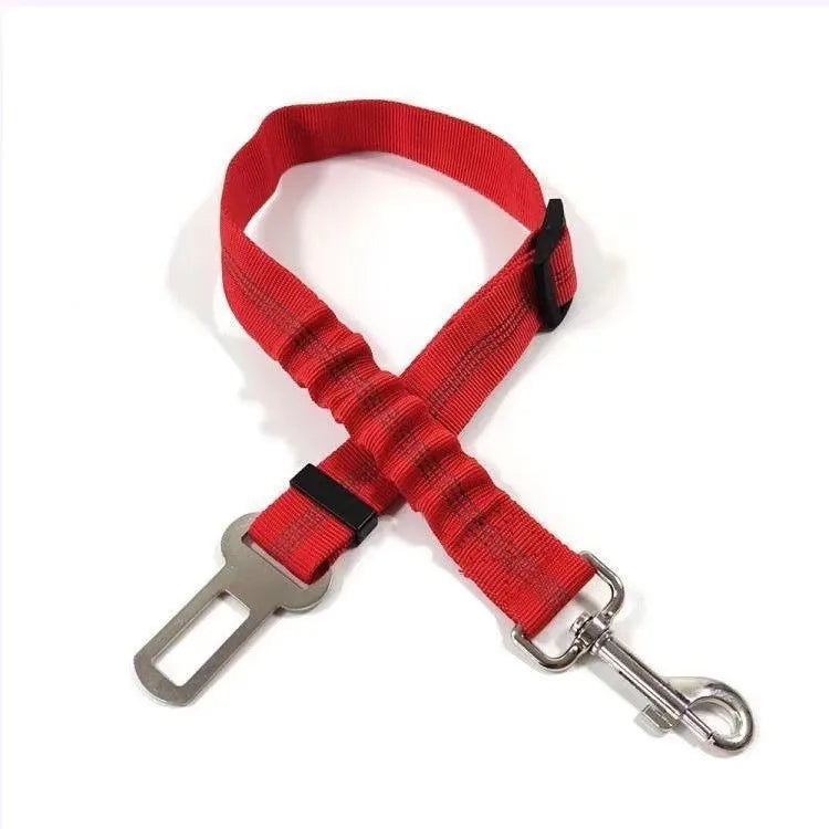 Retractable Dog Car Harness Set with Adjustable Seatbelt, Nylon Pet Safety Tether, Dog Car Harness, With Pet Folding Bowl
