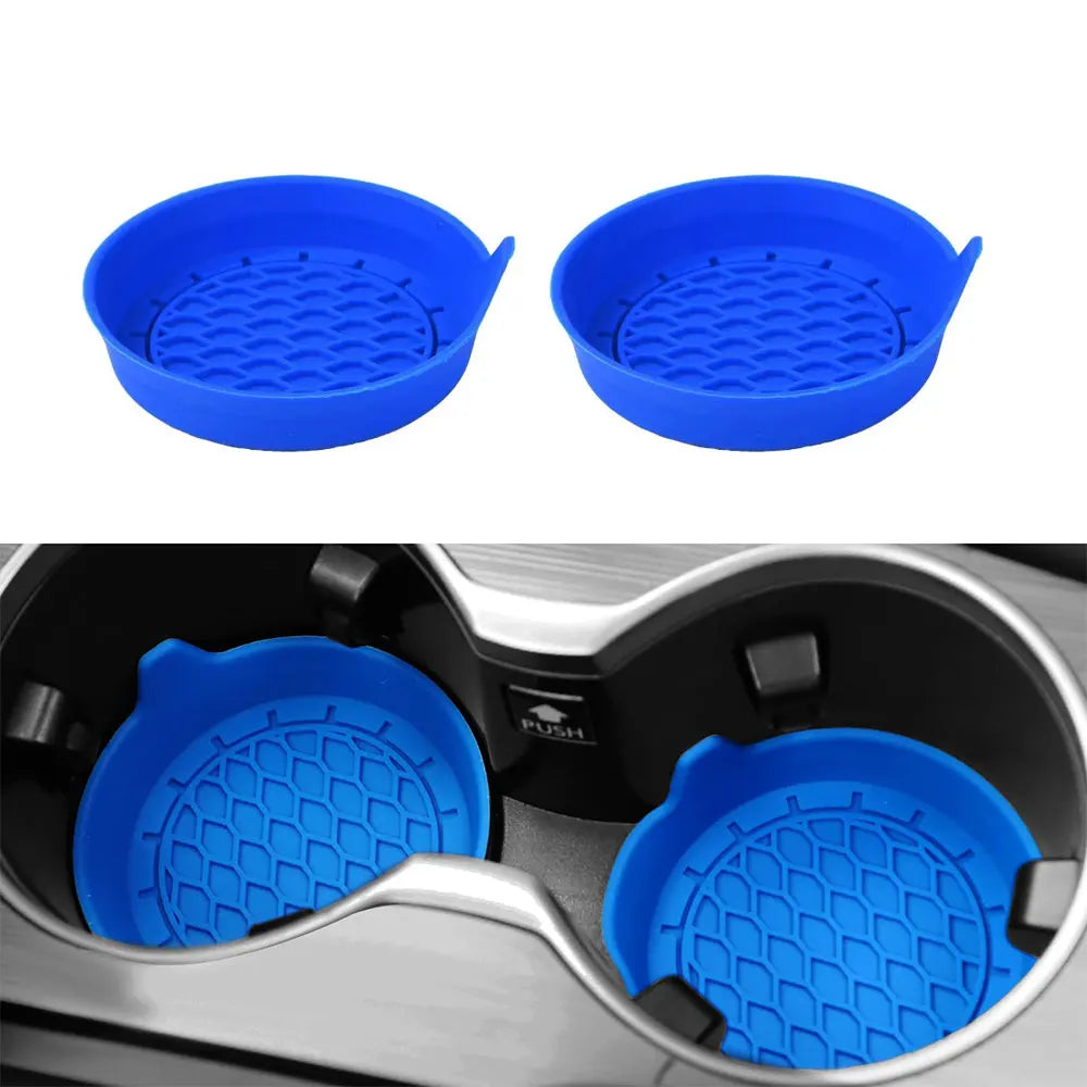 Silicone Car Cup Holder Coaster Insert – 2/4pcs