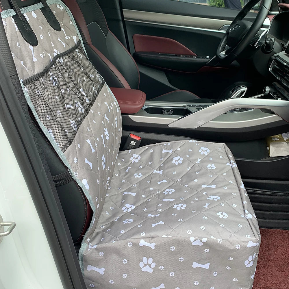 Dog Car Front Seat Cover – Waterproof & Scratch-Resistant