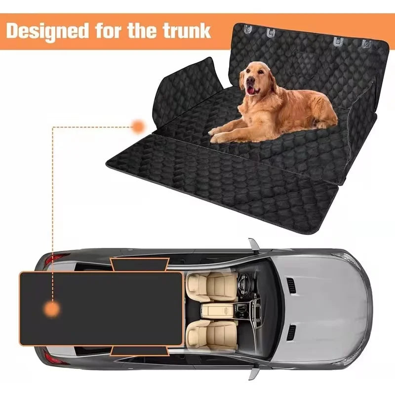 Waterproof Dog Car Seat Cover for SUV – Wear-Resistant Nylon Liner