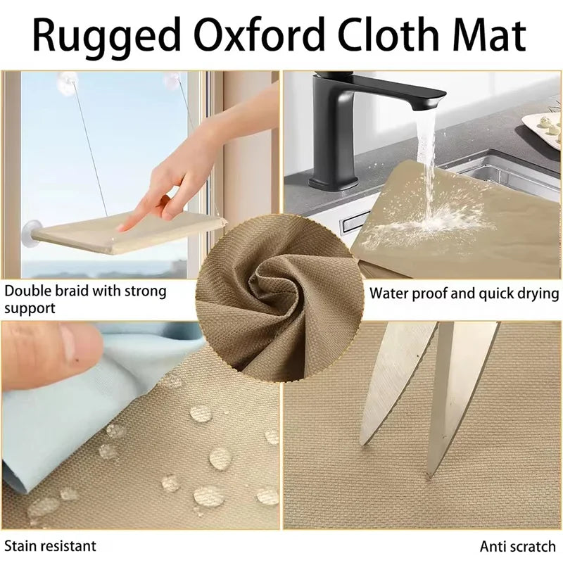 Winter Cat Window Hanging Hammock Bed Suction Cup Space Saving All Seasons Easy Install Pet Bed Cat Climbing Frame