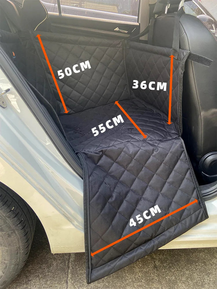Waterproof Dog Car Seat Cover & Carrier Bag – Folding Hammock, All Breeds