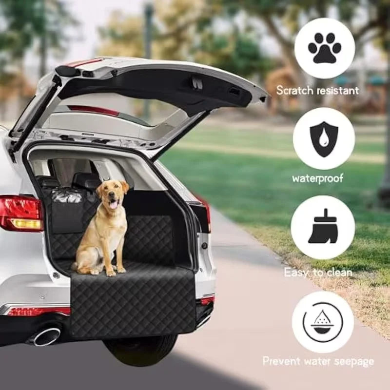 Waterproof Dog Car Seat Cover for SUV – Wear-Resistant Nylon Liner