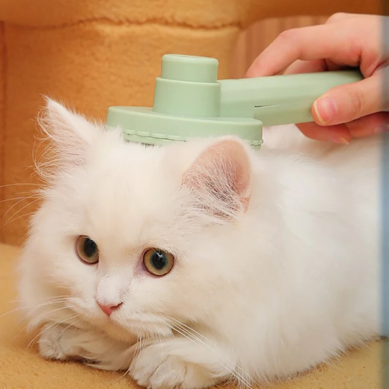 Pet Dog Hair Brush Cat Comb Grooming And Care Cat Brush Stainless Steel Comb For Long Hair Dogs Cleaning Pets Dogs Accessories