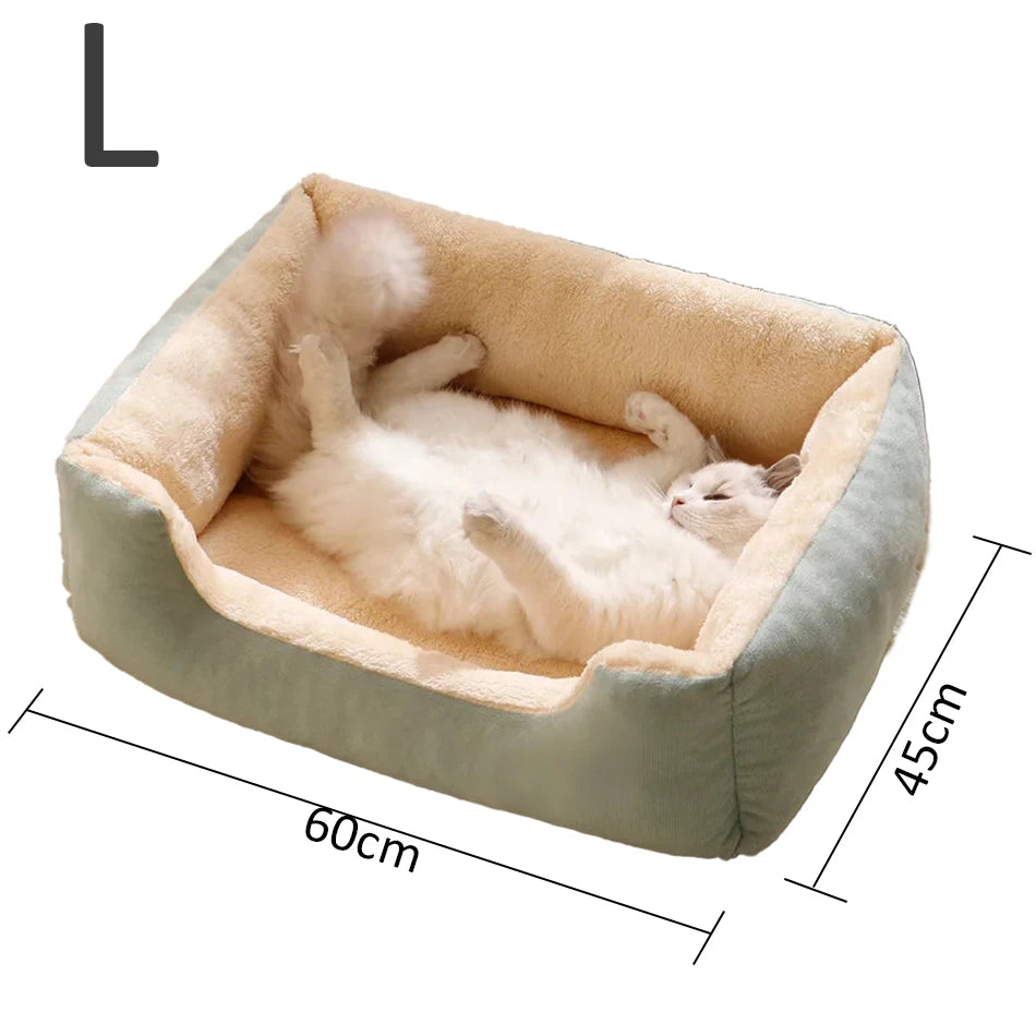 Winter Bed For Cats Pet Products Cushions Kitten  Accessories Dog All Houses Supplies Things Accessory Habitats Basket House Bed