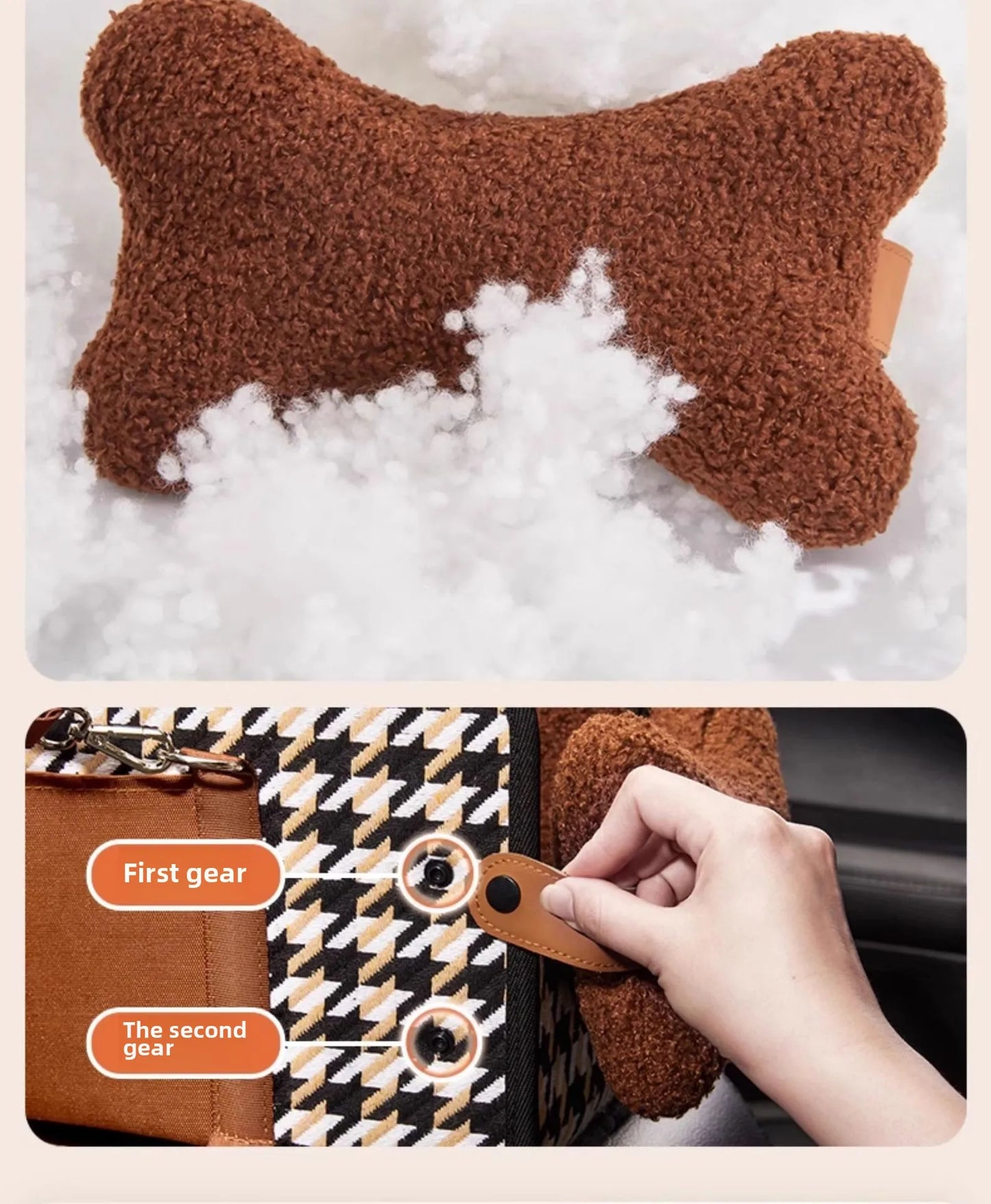 Car Dog Bed Center Console Pet Safety Seat Cushion for Cats Dog Cat Travel Car Accessories Carriers Dog Safety Kennel Armrest