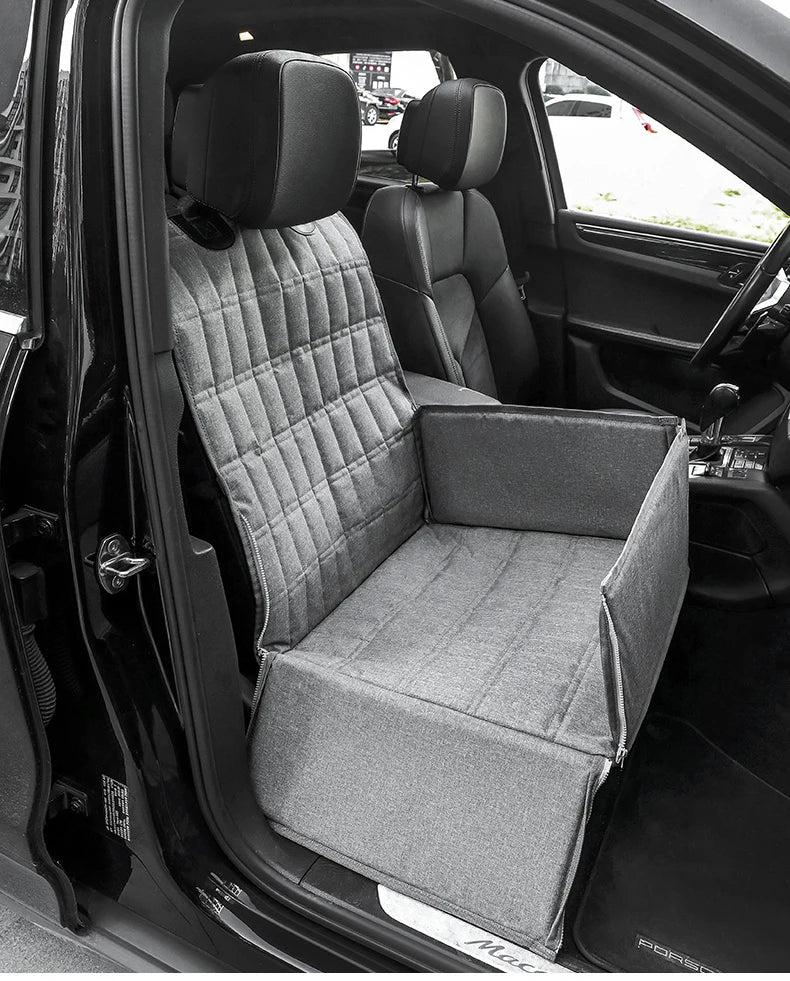 Waterproof Dog Car Seat Cover & Carrier Bag – Folding Hammock, All Breeds