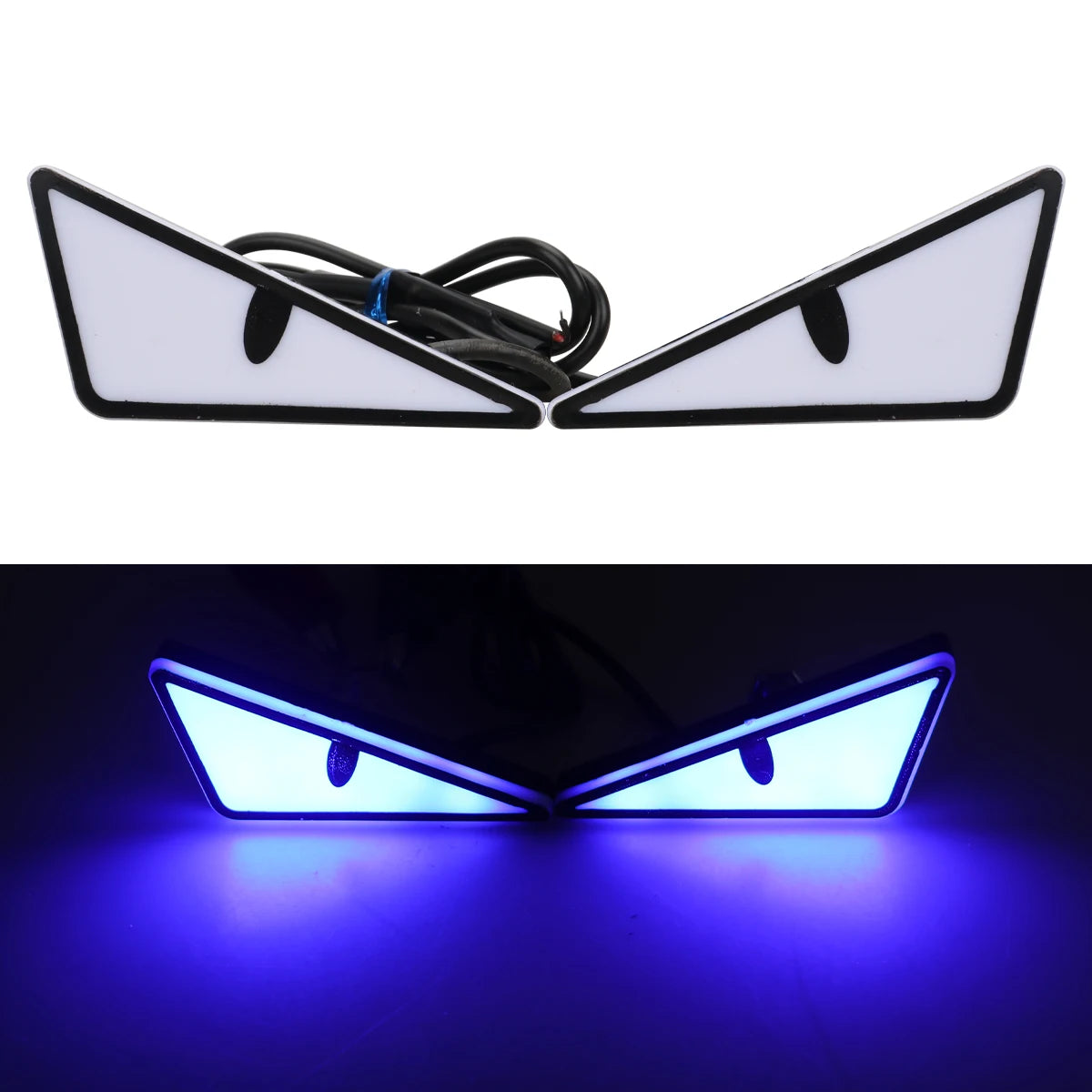 Universal LED Demon Eyes Headlight Decoration – 1 Pair
