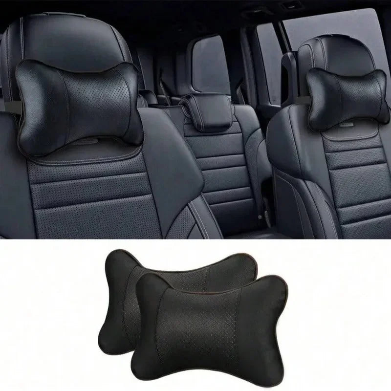 Car Seat Headrest Neck Support Pillow – Breathable Mesh