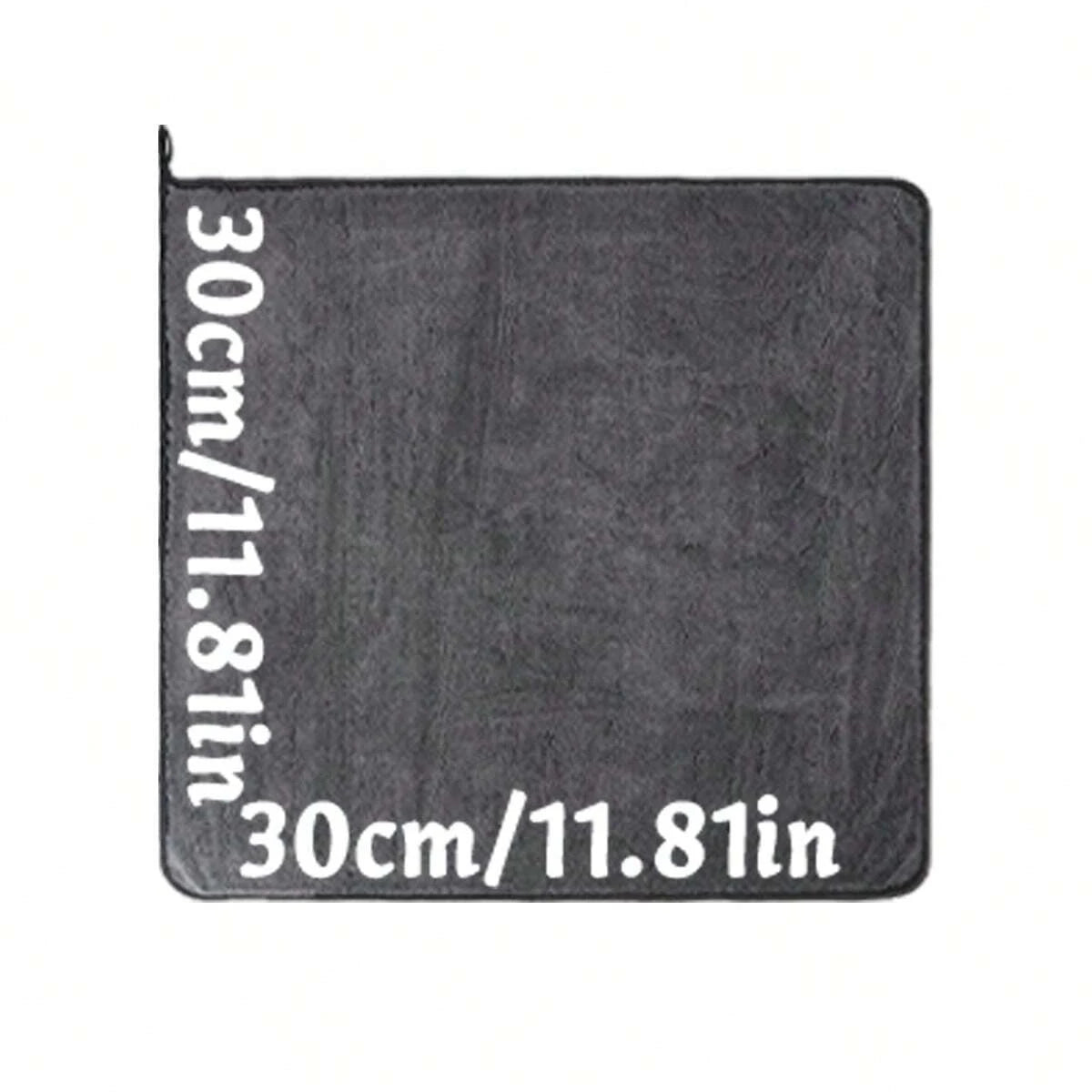 Dark Gray Microfiber Car Drying Towel – 60x90cm