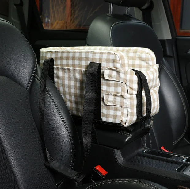New Car Center Console Pet Bed for Dogs Cats Safe Travel Portable Seat Central Control Safety Seat