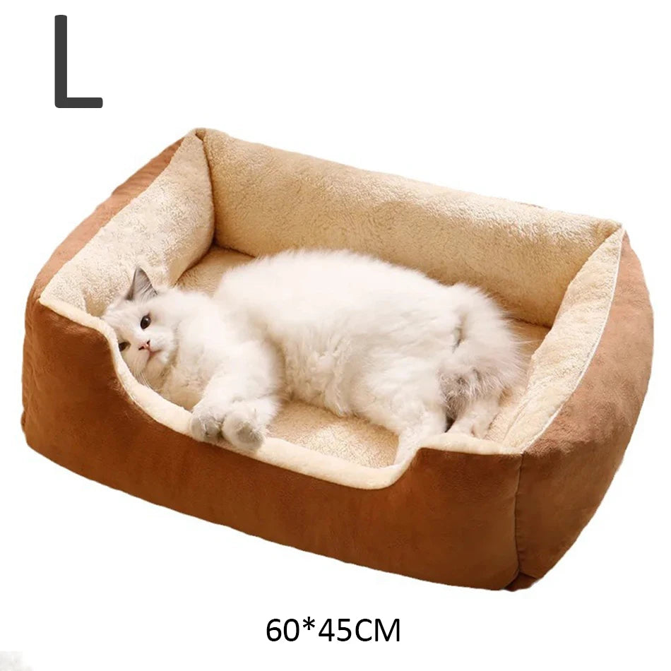 Winter Bed For Cats Pet Products Cushions Kitten  Accessories Dog All Houses Supplies Things Accessory Habitats Basket House Bed