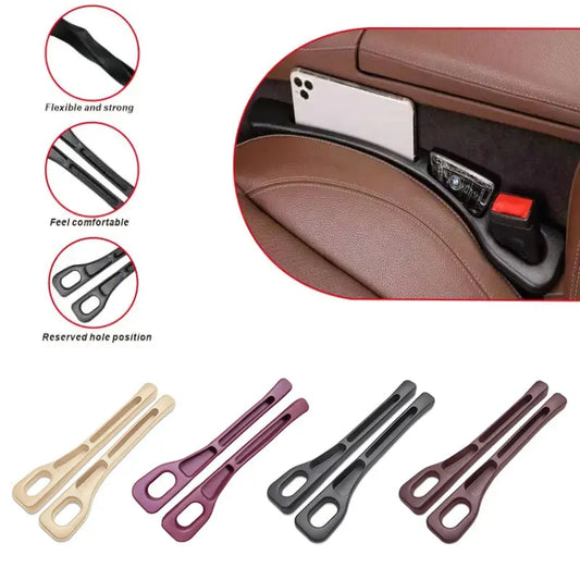 EVA Car Seat Gap Filler with Storage Grooves – 2pcs