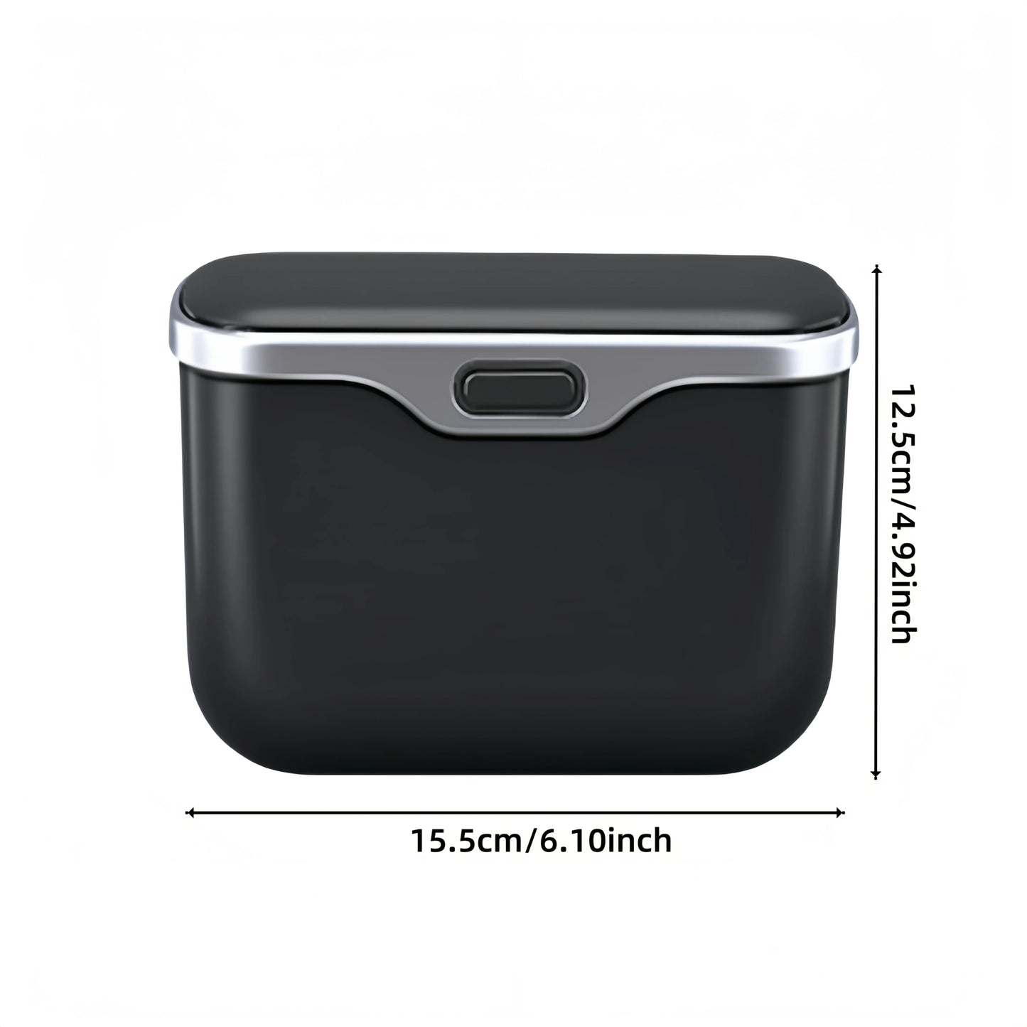 Car Trash Can with Lid – PU Leather, Hanging