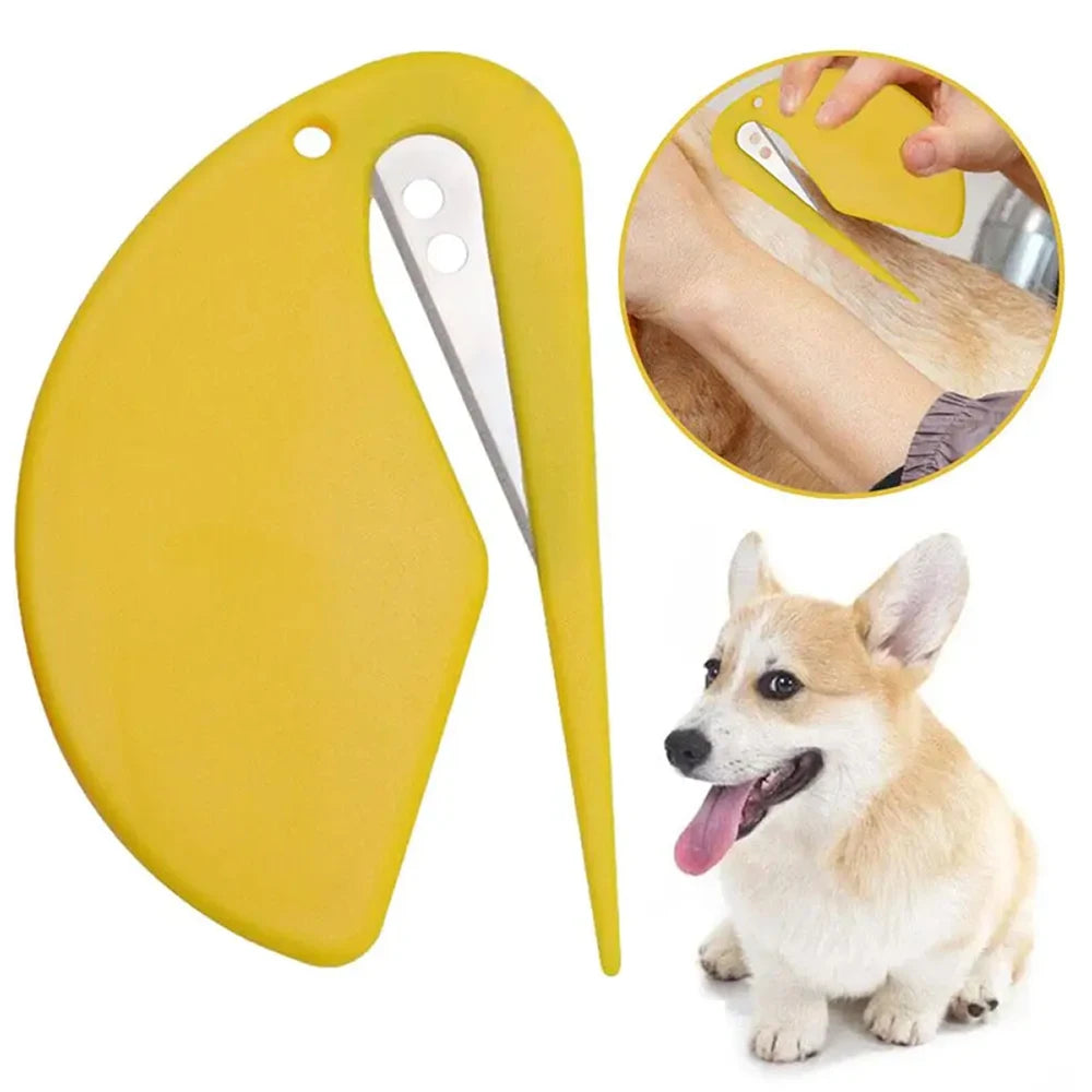Pet Knotting Comb for Dogs Cats Painless Hair Knot Open Comb Fur Shedding Grooming Tool Effective Knot Remover Pet Supplies
