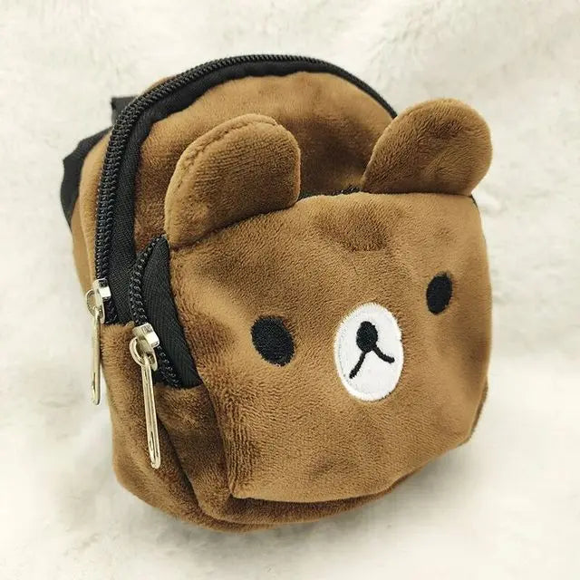 Cute Pet Backpack – Nylon Snack & Treat Bag, 11x14cm