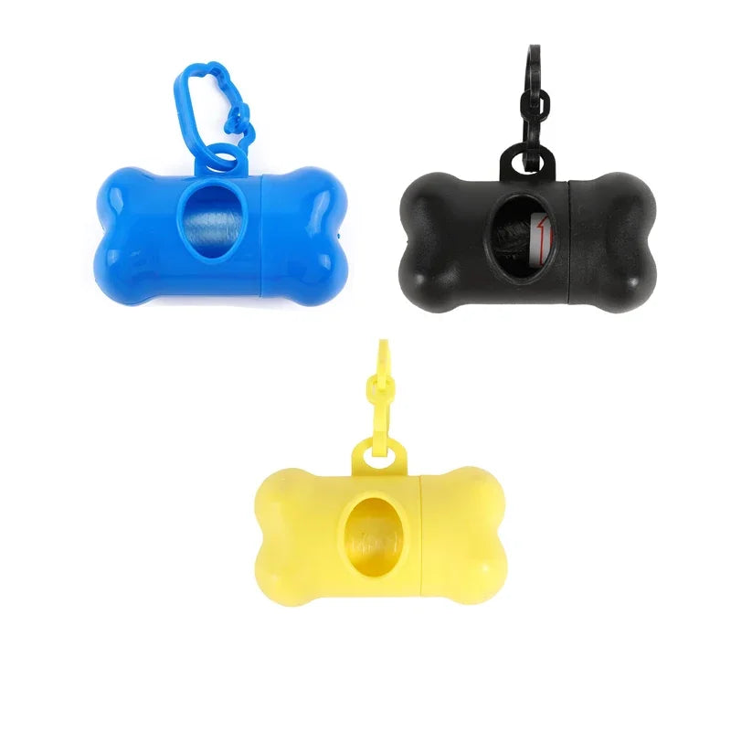 Bone-Shaped Dog Poop Bag Dispenser – Plastic, Universal