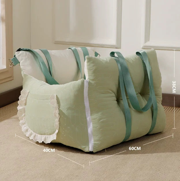 Summer Car Pet Bed Cooling Ice Silk Pad for Dogs Cats Safe Vehicle Seat Mat Travel Comfortable Accessories Dog Car Seat