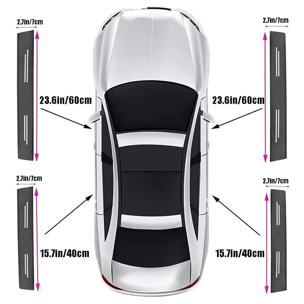 Honda CRV Carbon Fiber Door Sill & Trunk Protector Stickers