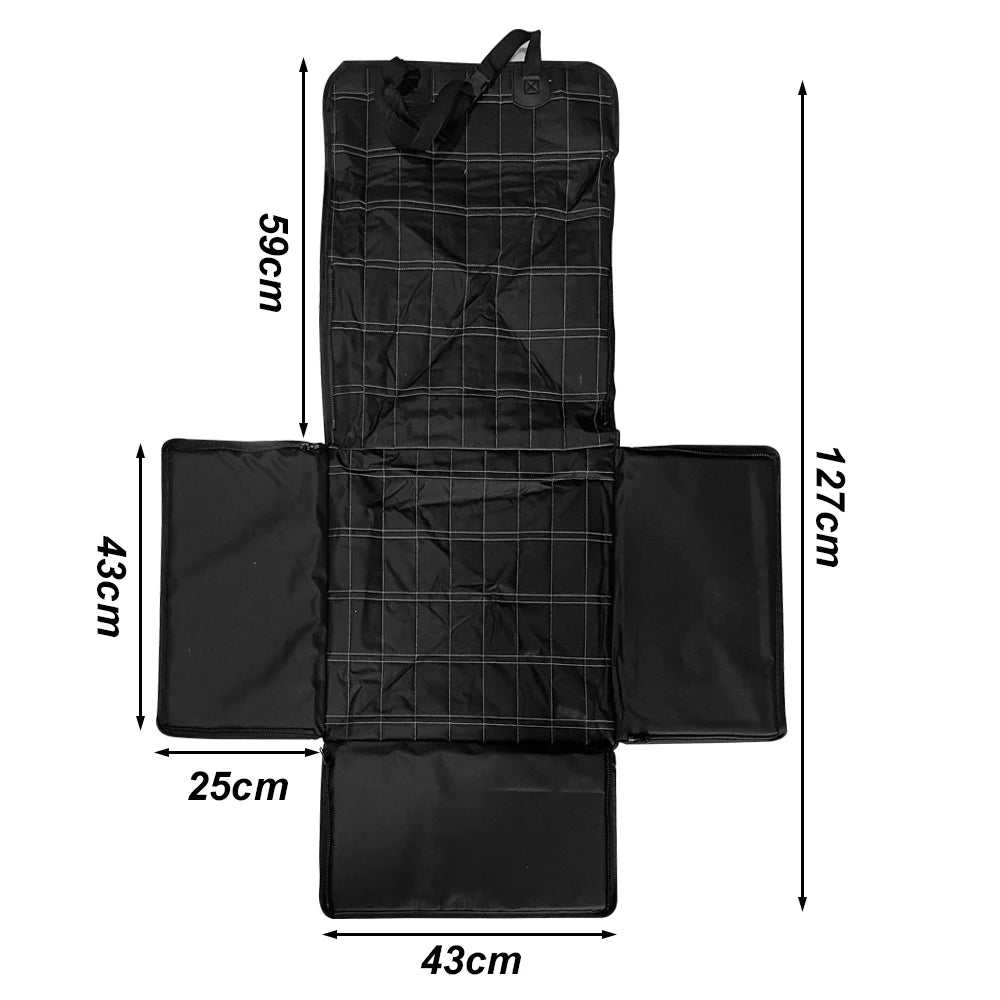Waterproof Dog Car Seat Cover & Carrier Bag – Folding Hammock, All Breeds