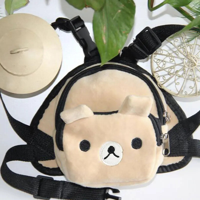 Cute Pet Backpack – Nylon Snack & Treat Bag, 11x14cm