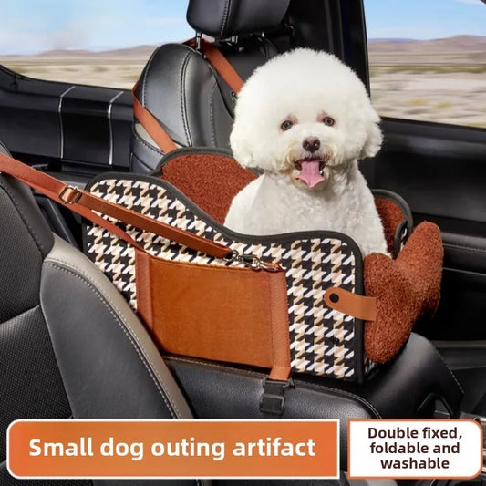 Car Dog Bed Center Console Pet Safety Seat Cushion for Cats Dog Cat Travel Car Accessories Carriers Dog Safety Kennel Armrest