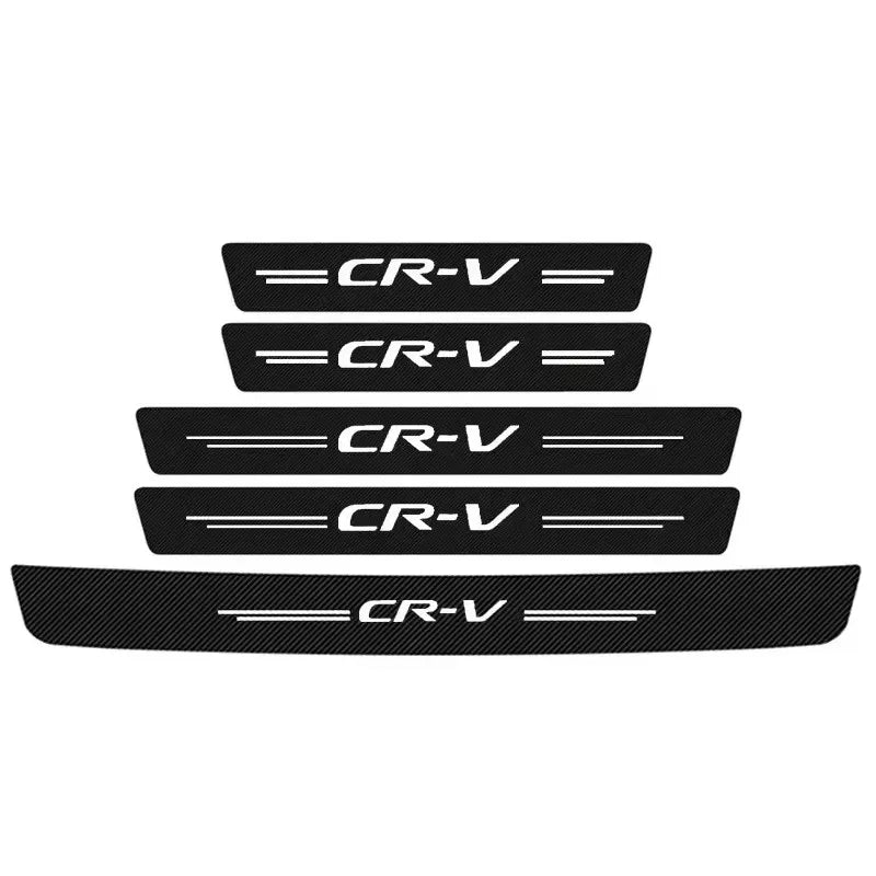 Honda CRV Carbon Fiber Door Sill & Trunk Protector Stickers