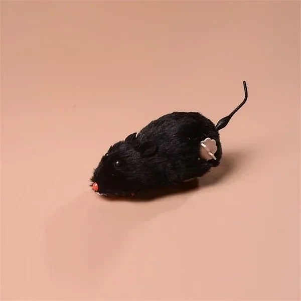 New 1Pc Funny Lifelike Plush Mouse Running Rat Toy for Cats Dogs Tail Mouse Pets Kids Random Color