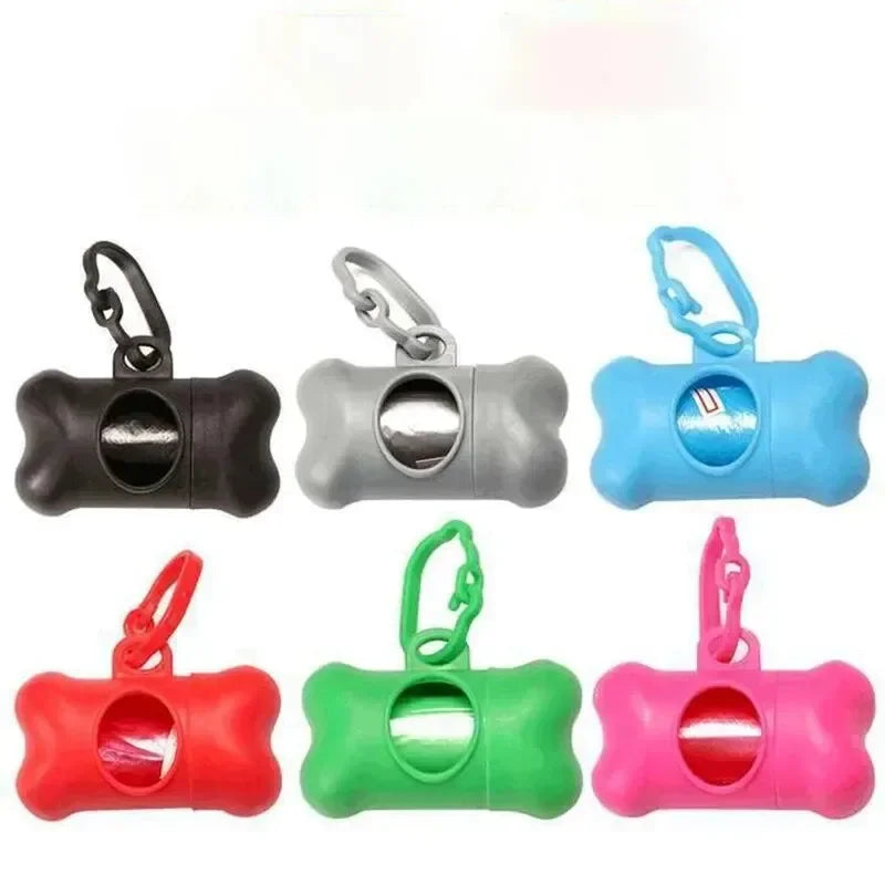Bone-Shaped Dog Poop Bag Dispenser – Plastic, Universal
