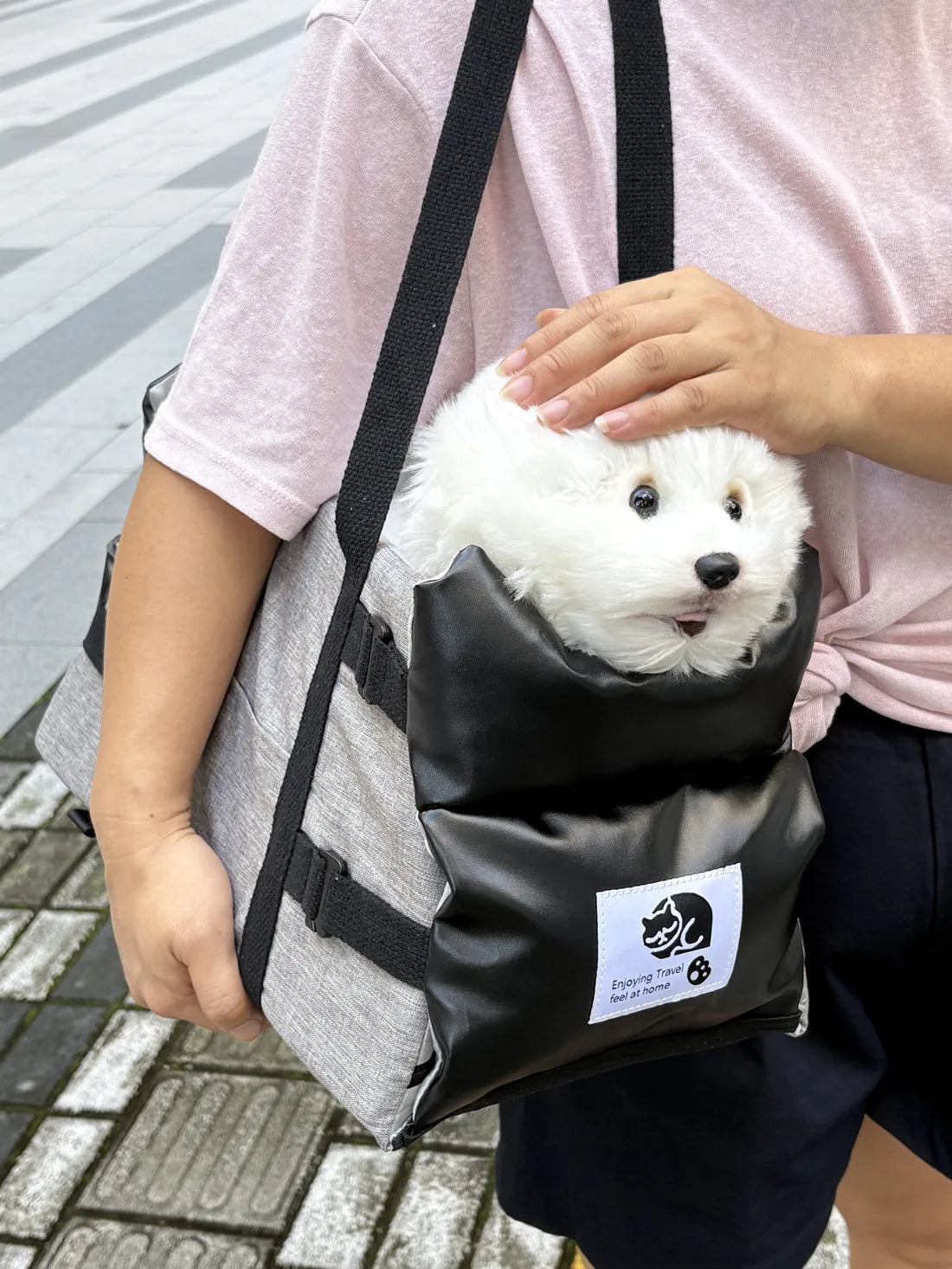 Car Pet Seat Carrier for Small Dogs & Cats – Leather, Up to 5kg
