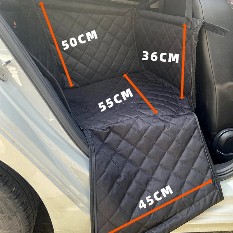 Waterproof Dog Car Seat Cover & Carrier Bag – Folding Hammock, All Breeds