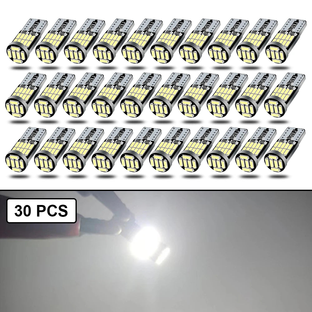 T10 W5W Canbus LED Bulbs – 26SMD, 400LM, 6500K White