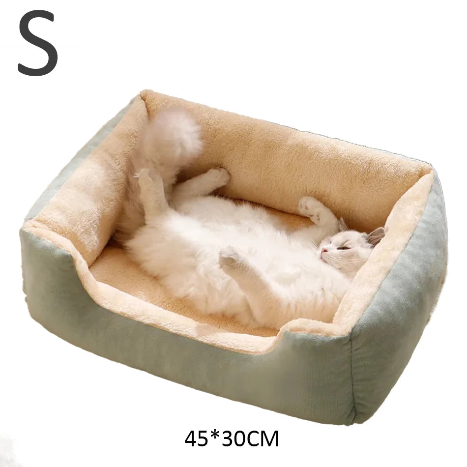 Winter Bed For Cats Pet Products Cushions Kitten  Accessories Dog All Houses Supplies Things Accessory Habitats Basket House Bed