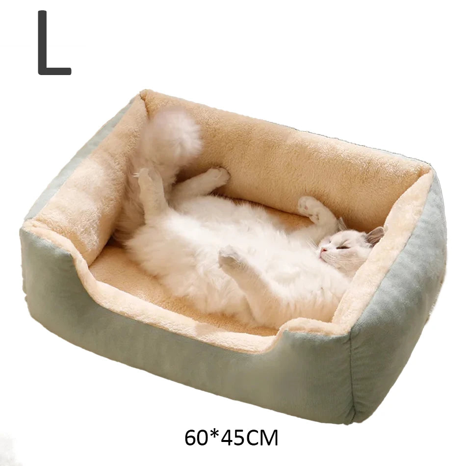 Winter Bed For Cats Pet Products Cushions Kitten  Accessories Dog All Houses Supplies Things Accessory Habitats Basket House Bed