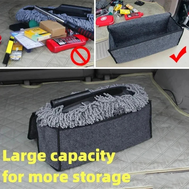 Foldable Car Trunk Organizer – Canvas, Universal Fit