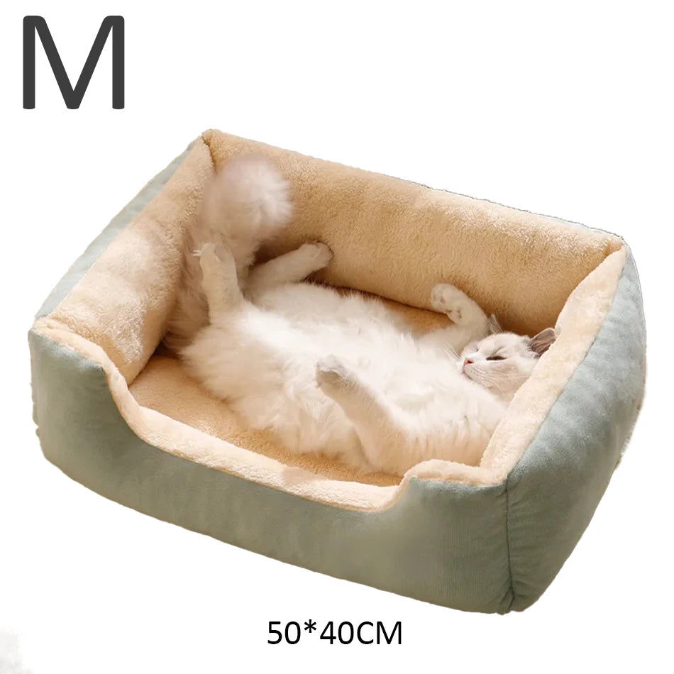 Winter Bed For Cats Pet Products Cushions Kitten  Accessories Dog All Houses Supplies Things Accessory Habitats Basket House Bed
