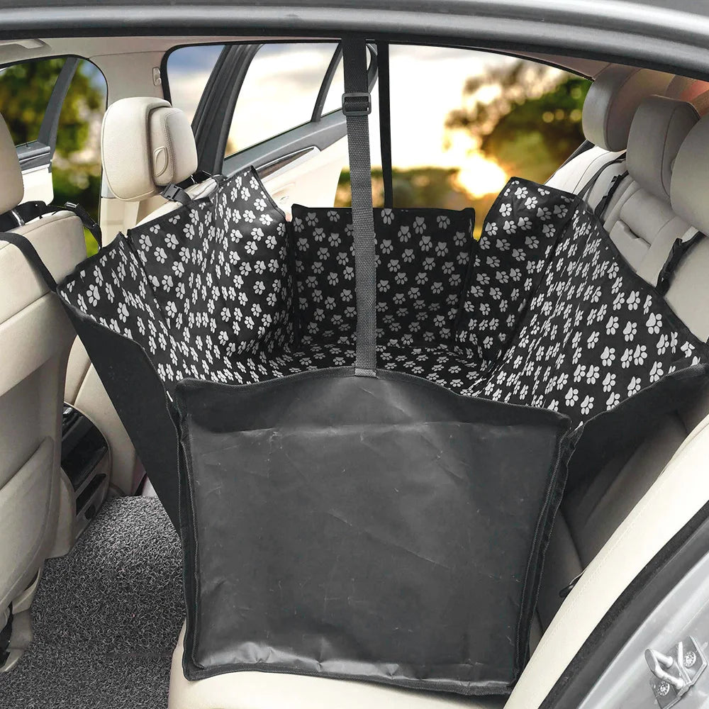 Waterproof Pet Car Rear Seat Cover Mat – Breathable, Universal Fit