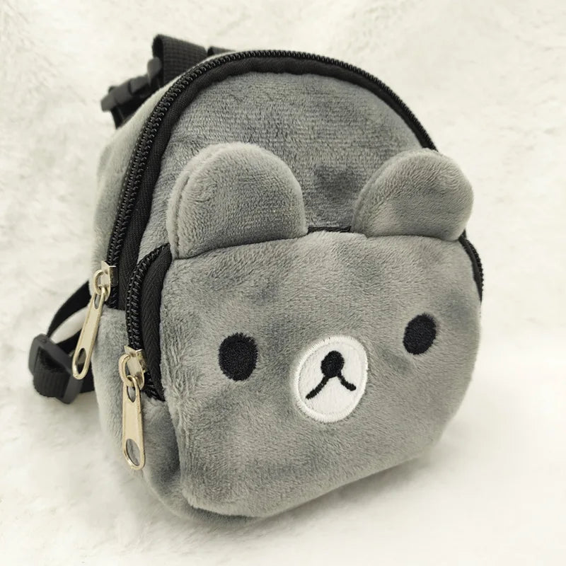 Dog Self-Carry Backpack – Adjustable Harness & Snack Bag for Small Dogs