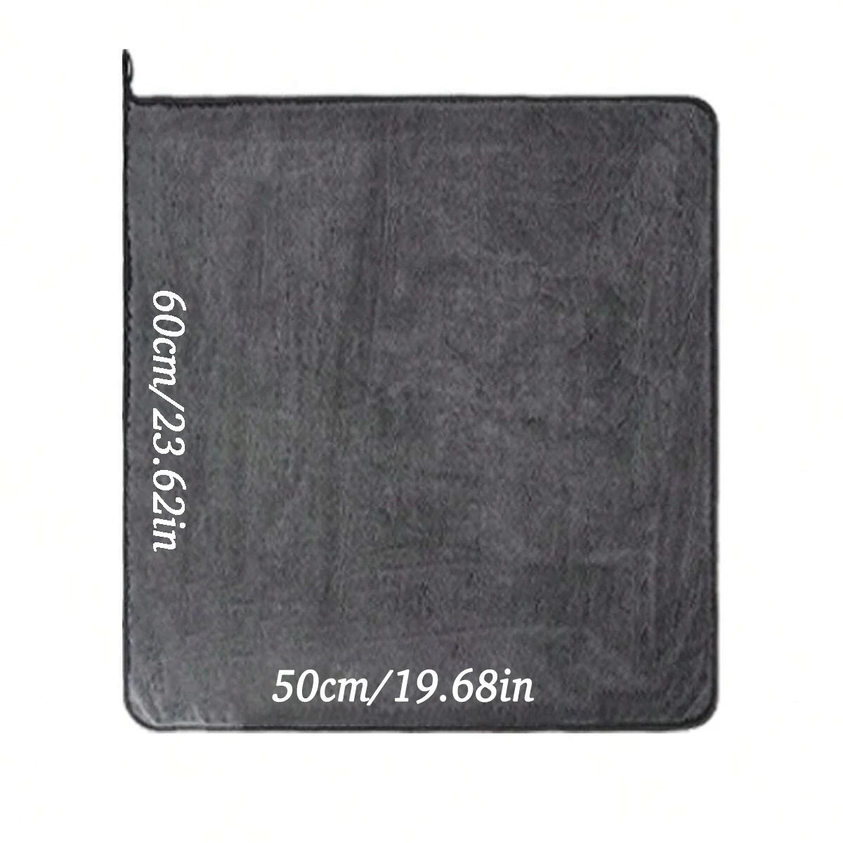 Dark Gray Microfiber Car Drying Towel – 60x90cm