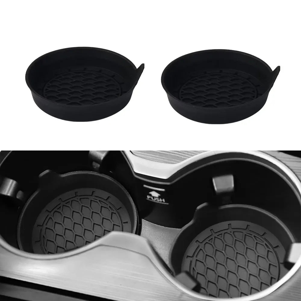 Silicone Car Cup Holder Coaster Insert – 2/4pcs