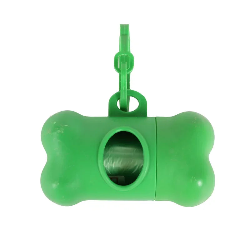 Bone-Shaped Dog Poop Bag Dispenser – Plastic, Universal