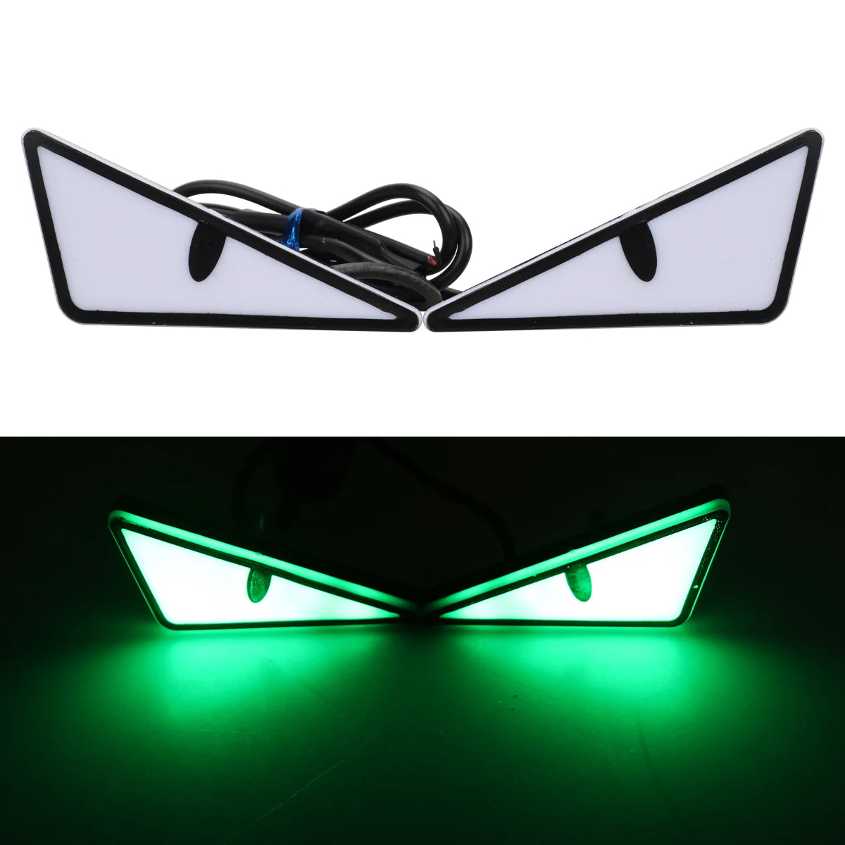 Universal LED Demon Eyes Headlight Decoration – 1 Pair