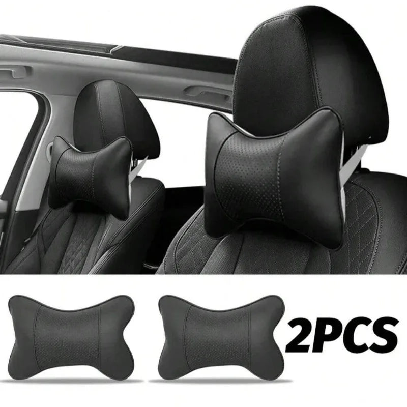 Car Seat Headrest Neck Support Pillow – Breathable Mesh