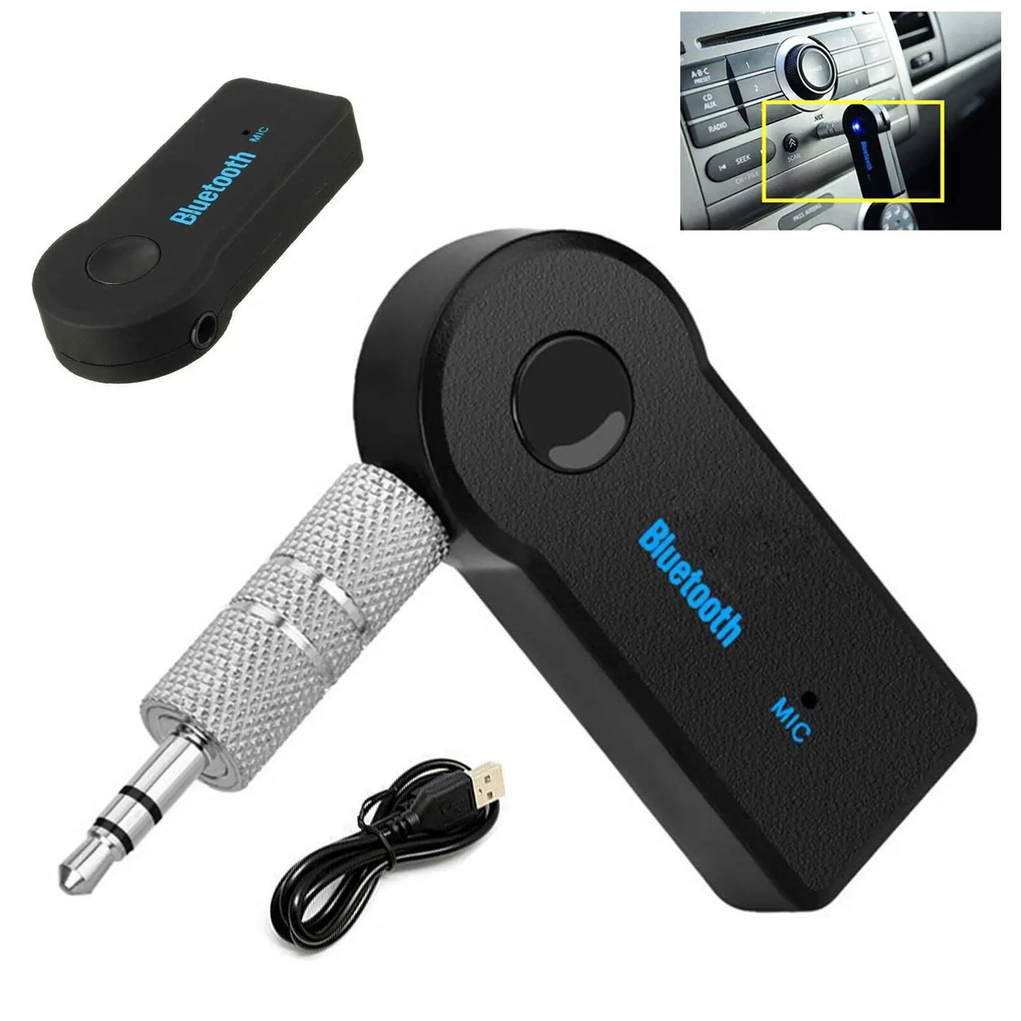 Bluetooth 5.0 Audio Receiver Adapter – 3.5mm AUX