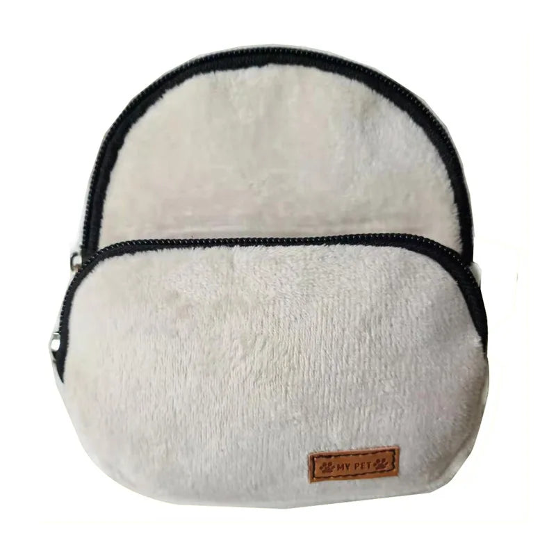 Cute Pet Backpack – Nylon Snack & Treat Bag, 11x14cm