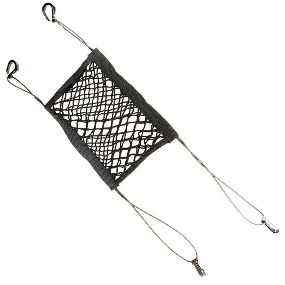 Dog Car Rear Seat Barrier with Storage Bag – Mesh Safety Net