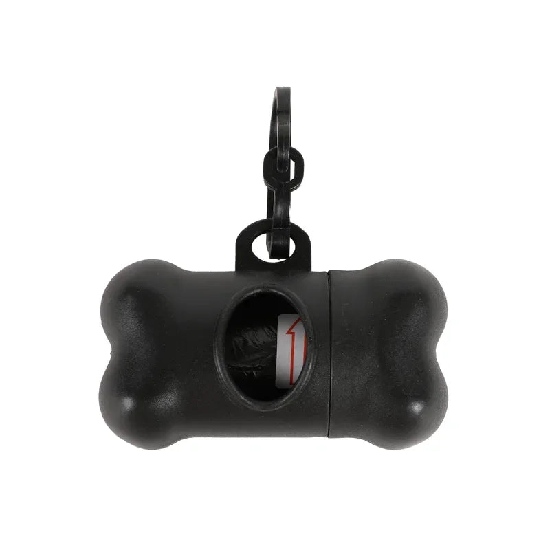 Bone-Shaped Dog Poop Bag Dispenser – Plastic, Universal