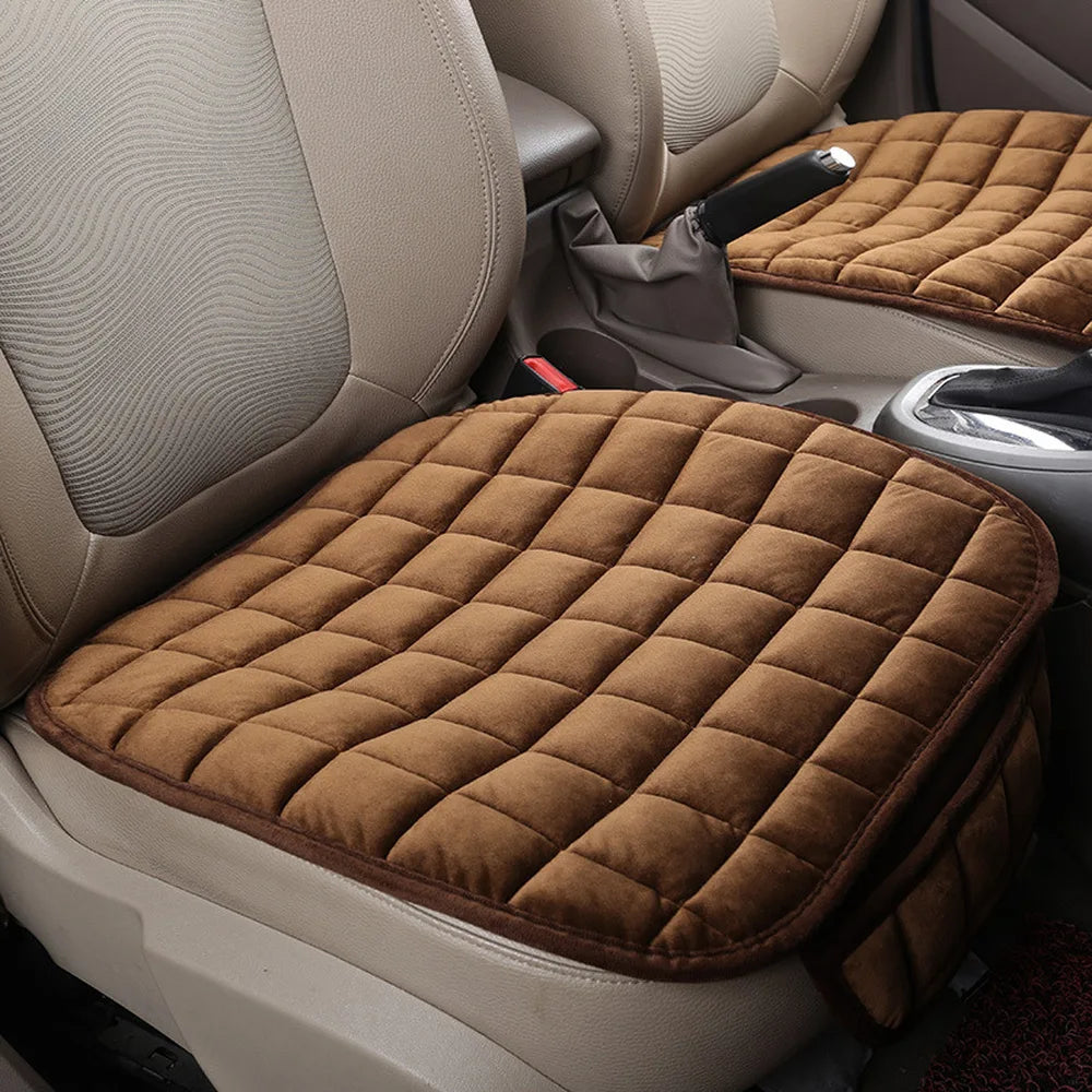 Winter Car Seat Cover Cushion – Anti-Slip, Universal Fit