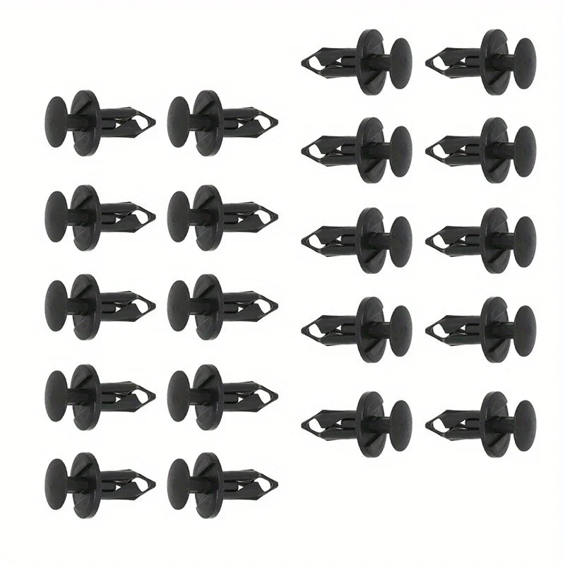 Car Plastic Retainer Clip Kit – 190pcs, 6 Sizes